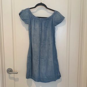 Denim dress cloth and stone